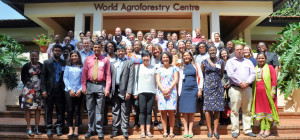 Workshop participants at the ICRAF campus, Photo credit: AWARD